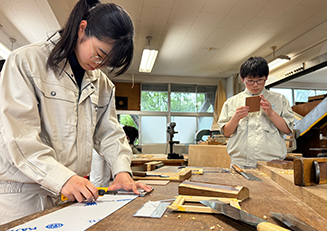 1年工業基礎(木工)の画像